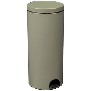 Poubelle à Pédale 30l Gris Vert - 90319