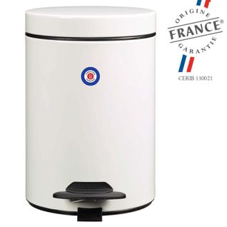 Poubelle De Salle De Bains à Pédale 3l Fabriqué En France - Cyjeu Rossignol