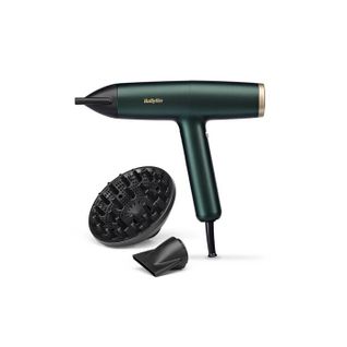 Seche-cheveux - D6555de - Air Power Pro Vert - Moteur Numérique - Systeme Ionique - Ultra-silencieu