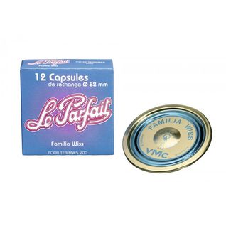 Lot De 12 Capsules Pour Bocaux à Terrine 8.2cm - 610077