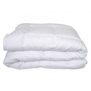 Couette Chaude En Microfibre 400 Gr/m2 - 280x240 Cm - Blanc