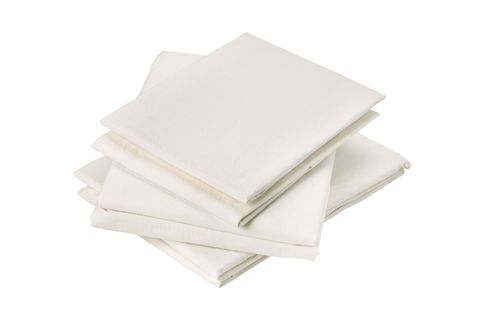 Drap Plat En Coton Lavé - 180x290 Cm - Ecru