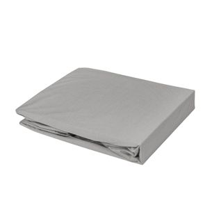 Drap Housse Élastiqué En 100% Coton Peigné - 140x195 Cm - Taupe