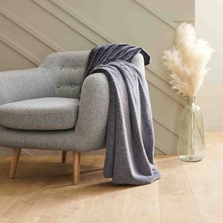 Plaid Lou Gris 130 X 170 Cm Gris