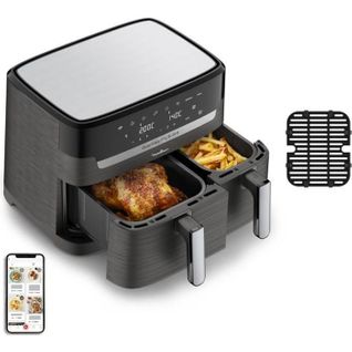 Friteuse Sans Huile + Grill 8,3l - 2 Tiroirs - 8 Programmes - Ez905b20