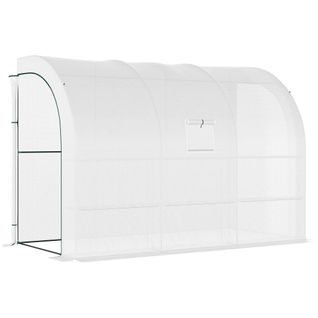 Serre En Acier Avec Double Portes Pour Cultiver Dans Le Jardin 300x150x213cm