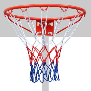 Panier De Basketball,avec Filet ,fixation Murale Pour Adultes Et Enfants,rouge