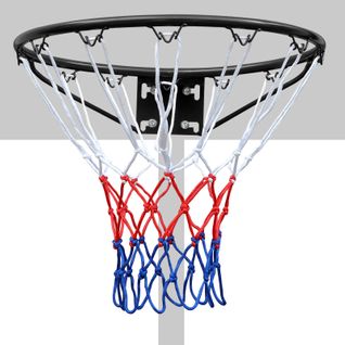 Anneau De Basketball,avec Filet ,fixation Murale Pour Adultes Et Enfants,noir