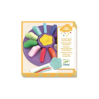 Set De 12 Crayons Fleurs  Pour Les Petits