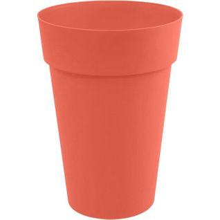 Vase Haut Rond - Toscane - D. 46 Cm - 67 L - Intérieur/extérieur - Orange Terre Battue