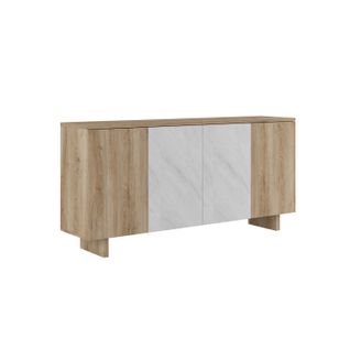 Buffet 4 portes DAVIS Imitation chêne