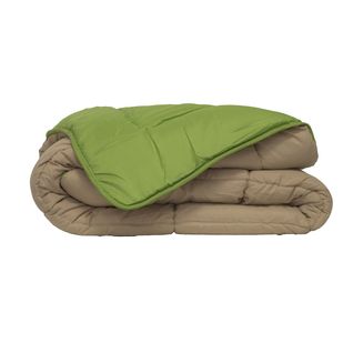 Couette Réversible Bicolore En Microfibre 400 Gr/m² - 240x220 Cm - Vert