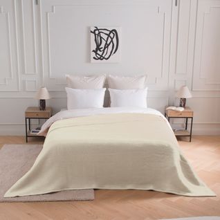 Couverture Morzine Blanchi 240 X 300 Cm Beige