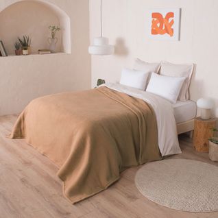 Couverture Chamonix Sable 240 X 300 Cm Beige