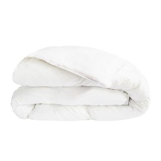 Couette Chaude Sensation Duvet - Coton - Jeannette 200 X 200 Cm Blanc