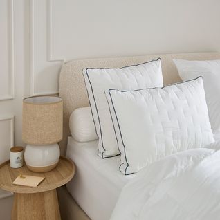 Oreiller Seguoia - Moelleux 55 X 55 Cm Blanc