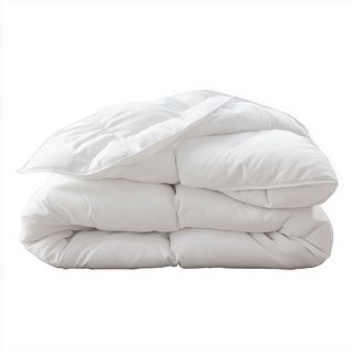 Couette Temperee 80% Duvet - Coton - Gaëlle 140 X 200 Cm Blanc