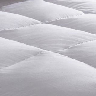 Couette Embellie - 30% Duvet - Tempérée 140 X 200 Cm Blanc