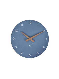 Horloge Milena Murale Bois Bleu