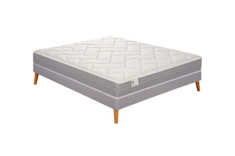 Ensemble L'ADORABLE 140x200 cm Matelas Ressort Ensachés H23cm, Très Ferme, Sommier