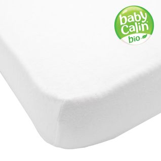 Drap Housse Berceau 83x50 Cm Bio - Blanc