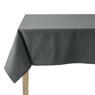 Nappe En Coton Traitee Teflon Anthracite 180 X 180