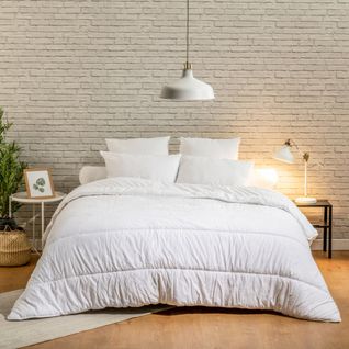 Pack Été Couette 220x240cm + 2 Oreillers 60x60cm Anti-transpiration Topcool