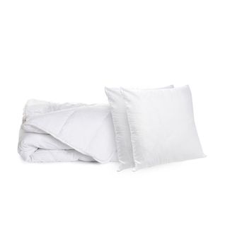 Pack Été Couette 220x240cm + 2 Oreillers 60x60cm Anti-transpiration Topcool