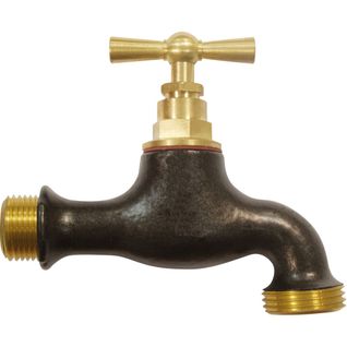 Robinet Extérieur Laiton Coloré Teck