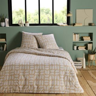 Parure De Lit 2 Personnes Polycoton 240x220cm