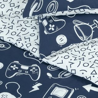 Parure De Lit Jeux Vidéos En Coton 240x220cm
