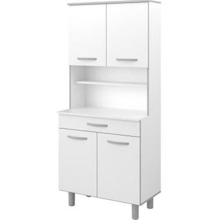 Ekipa Buffet De Cuisine Blanc Mat - L 80 Cm - Ready