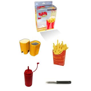 Kit Pour Frites Maison 4 Pièces Fackelmann