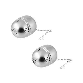 Lot De 2 Boules à Thé Ovale En Inox Fackelmann Petit Déjeuner