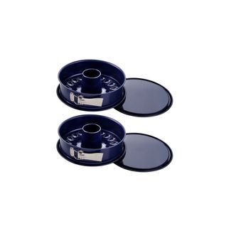 Lot De 2 Moules à Manqué à Charnière Avec Fond à Savarin 26 Cm   Back Liebe