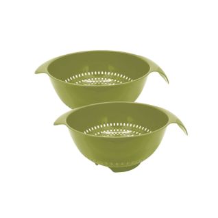 Ensemble De 2 Passoires En Plastique Vert 23 Cm De Diamètre Zéro