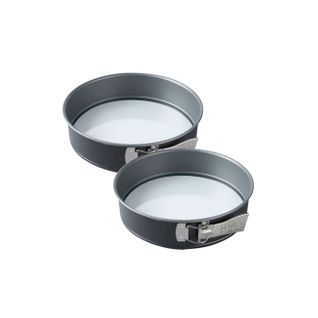 Ensemble De 2 Moules à Manqué à Charnière Fond En Verre 26 Cm Energy