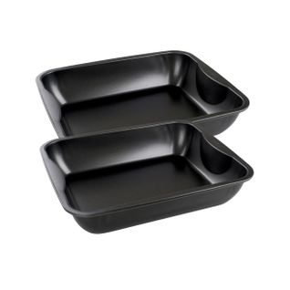 Ensemble De 2 Plats à Four XXL Rectangle 40 X 34 Cm Spécial Cooking