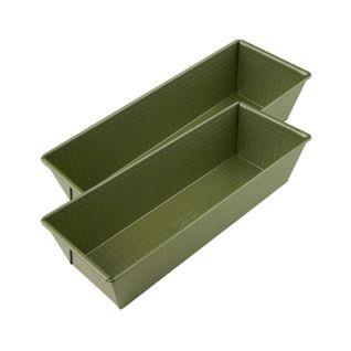 Ensemble De 2 Moules à Cake Vert 30 Cm Green Vision