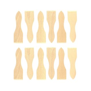 Ensemble De 12 Spatules à Raclette En Bois 13 Cm Wood Edition