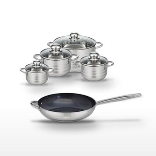 Lot Poêle 32cm et 4 Faitouts Elo Profi Therm Platinum