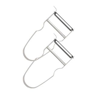 Lot De 2 Rasoirs à Légumes 11 Cm Castor En Inox Fackelmann