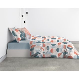 Parure De Lit 2 Personnes Halley Avec Housse De Couette Et Taies D'oreiller Imprime 240 X 220 Cm