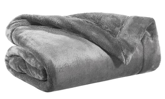 Plaid Tender Gris 150 X 200 Cm Vivaraise