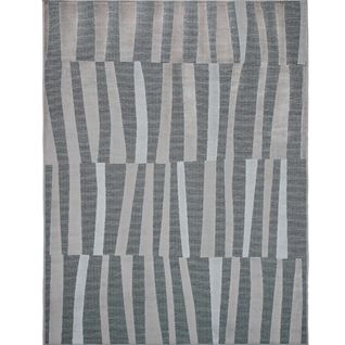Tapis Salon Graphique Motif Ligne Marron 120x160