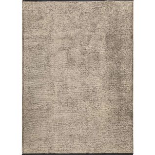 Tapis Salon En Coton Polyester Lavable Tissé Plat Gris 160x230