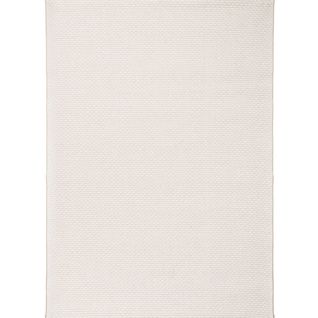 Tapis Salon D'extérieur Intérieur Aspect Jute Blanc 190x290