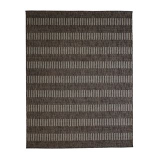 Tapis Intérieur-extérieur Aspect Jute Motif Lignes Beige 195x275