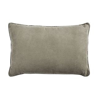 Coussin En Suédine Taupe 60x40 - Sueden