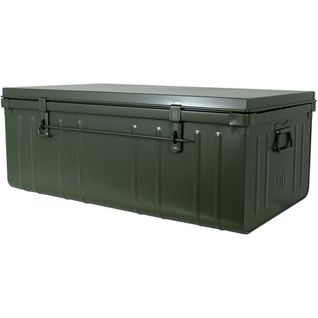Malle Habitat En Acier 130 Litres Kaki
